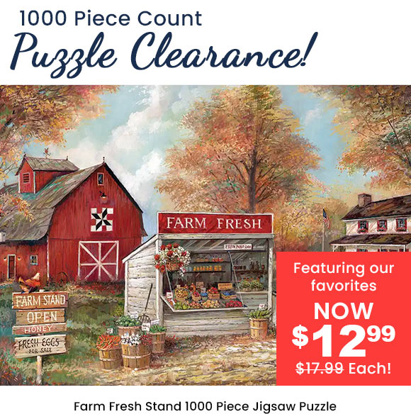   Farm Fresh Stand 1000 Piece Jigsaw Puzzle 