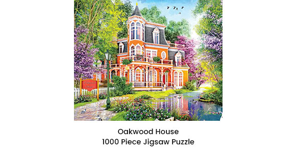 Oakwood House 1000 Piece Jigsaw Puzzle
