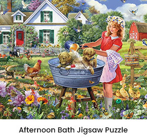  Afternoon Bath Jigsaw Puzzle