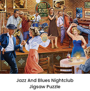  Jazz And Blues Nightclub Jigsaw Puzzle
