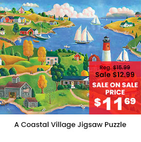 A Coastal Village Jigsaw Puzzle