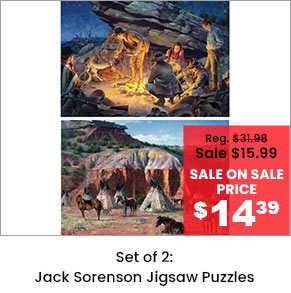 Set of 2: Jack Sorenson Jigsaw Puzzles