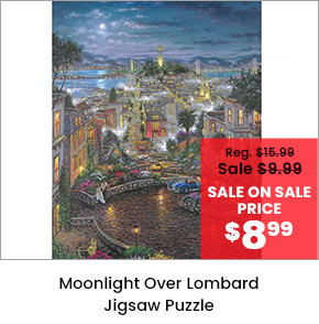 Moonlight Over Lombard Jigsaw Puzzle