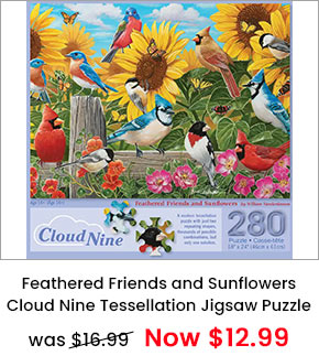 Feathered Friends and Sunflowers Cloud Nine
