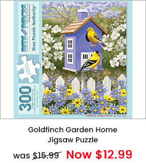 Goldfinch Garden Home Jigsaw Puzzle
