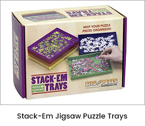  Stack-Em Jigsaw Puzzle Trays