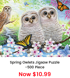  Spring Owlets Jigsaw Puzzle
