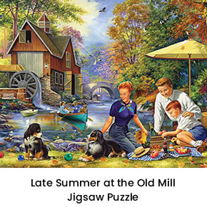 Late Summer at the Old Mill Jigsaw Puzzle