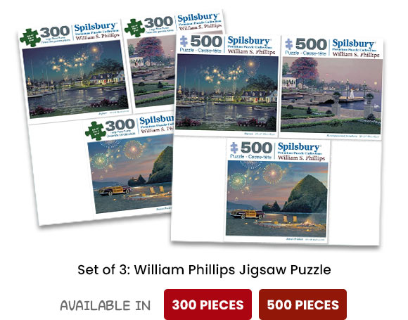 Set of 3: William Phillips Jigsaw Puzzle