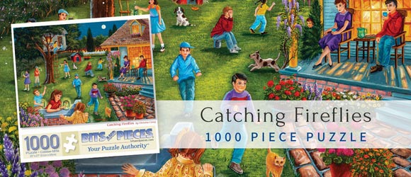 Catching Fireflies 1000 Piece Jigsaw Puzzle Catching Fireflies 1000 PIECE PUZZLE 