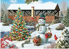 Countryside Christmas 300 Large Piece Jigsaw Puzzle