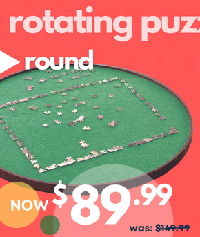 Rotating Puzzle Table round