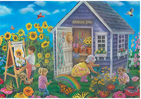 Happiness Grows Here 500 Piece Jigsaw Puzzle