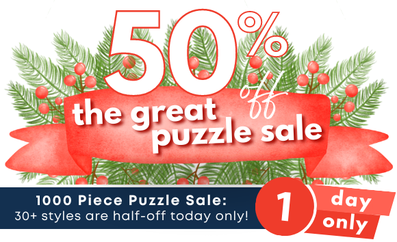 50% Off Select 1000 Piece Puzzles
