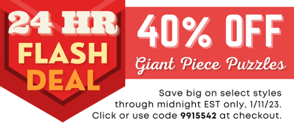 40% Off Giant Puzzle Savings