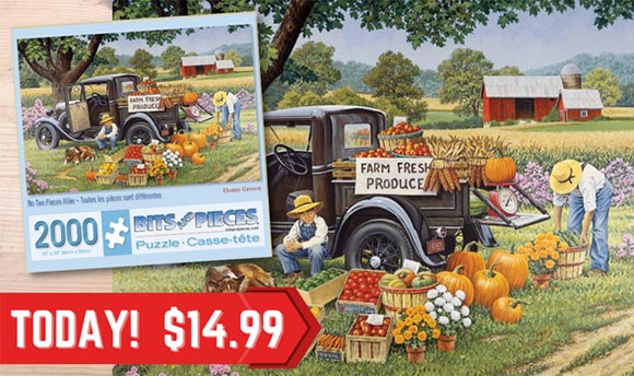 Home Grown 2000 Piece Giant Jigsaw Puzzle