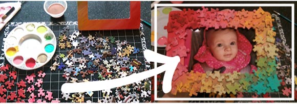 7 diy puzzle piece craft ideas