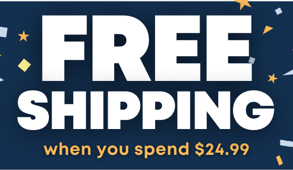 Free Standard Shipping, $24.99 Minimum