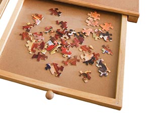 Standard Wooden Puzzle Plateau 1000