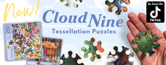 Cloud Nine Tessellation Jigsaw Puzzles