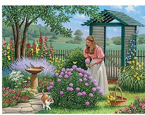 Garden Of Delights 300 Large Piece Jigsaw Puzzle