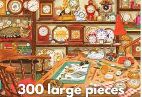 Clockmaker Workshop 300 Large Piece Jigsaw Puzzle