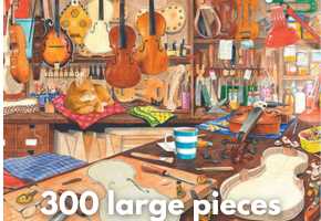 Luthier Workshop 300 Large Piece Jigsaw Puzzle