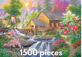 summertime mill 1500 piece giant jigsaw puzzle