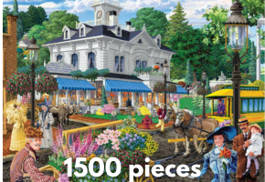Victorian Spring 1500 Piece Giant Jigsaw Puzzle
