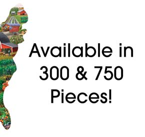 Farm Country USA 750 Piece Shaped Puzzle