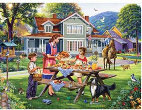 Home Grown Meal 300 Large Piece Jigsaw Puzzle
