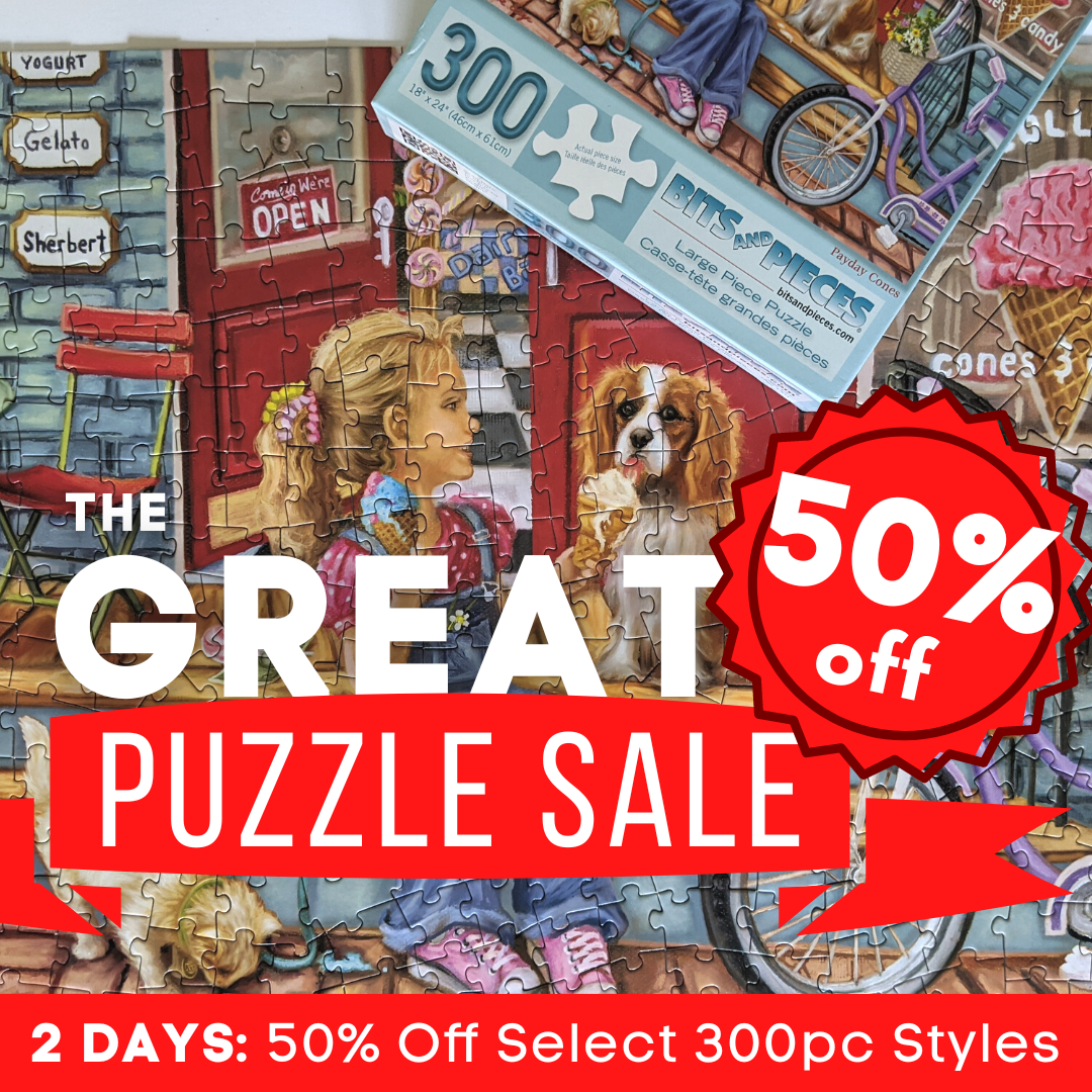 Save 50% Off Select 300 Large Piece Jigsaw Puzzles