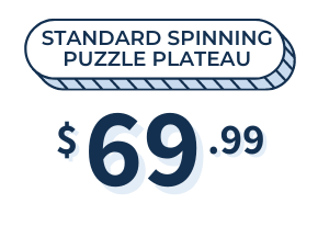 Standard Spinning Wooden Puzzle Plateau