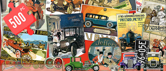 Cars Collage 500 Piece Jigsaw Puzzle