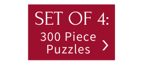 Set of 4: Marie August-Anderson 300 Large Piece Jigsaw Puzzles