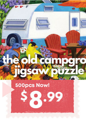 The Old Campground 500 Piece Jigsaw Puzzle