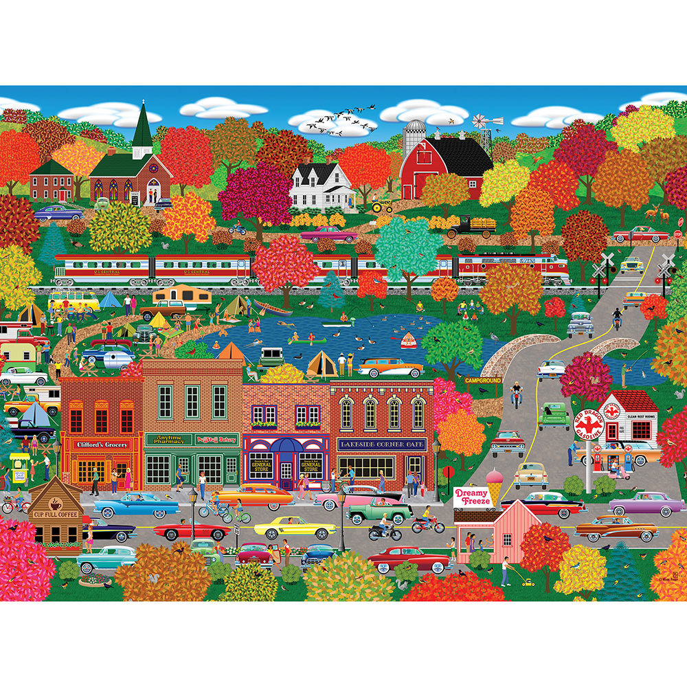 Autumn Weekend 300 Large Piece Jigsaw Puzzle