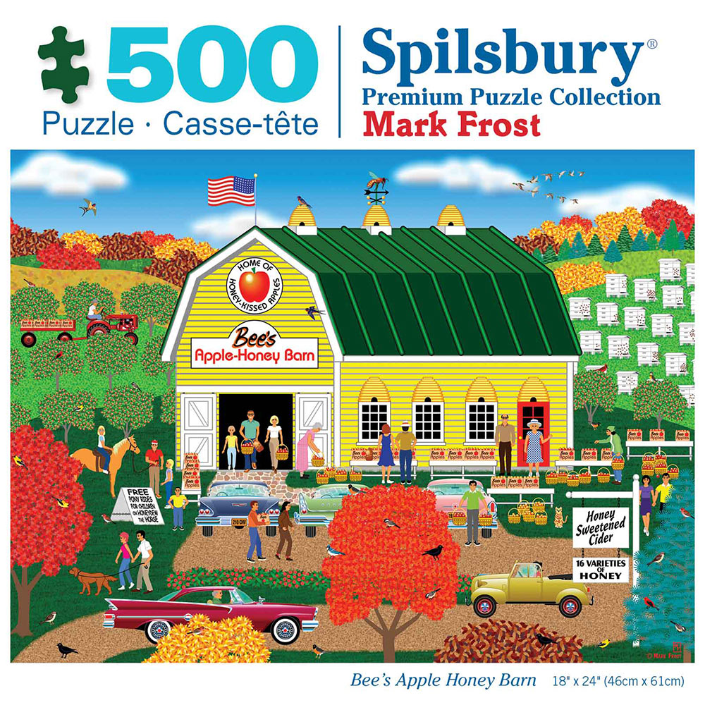 Bee's Apple Honey Barn 500 Piece Jigsaw Puzzle