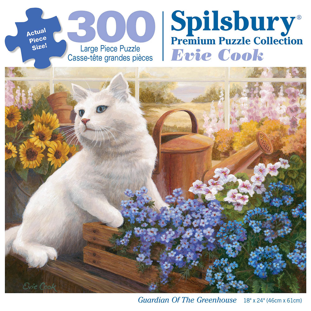 Guardian Of The Greenhouse 300 Large Piece Jigsaw Puzzle
