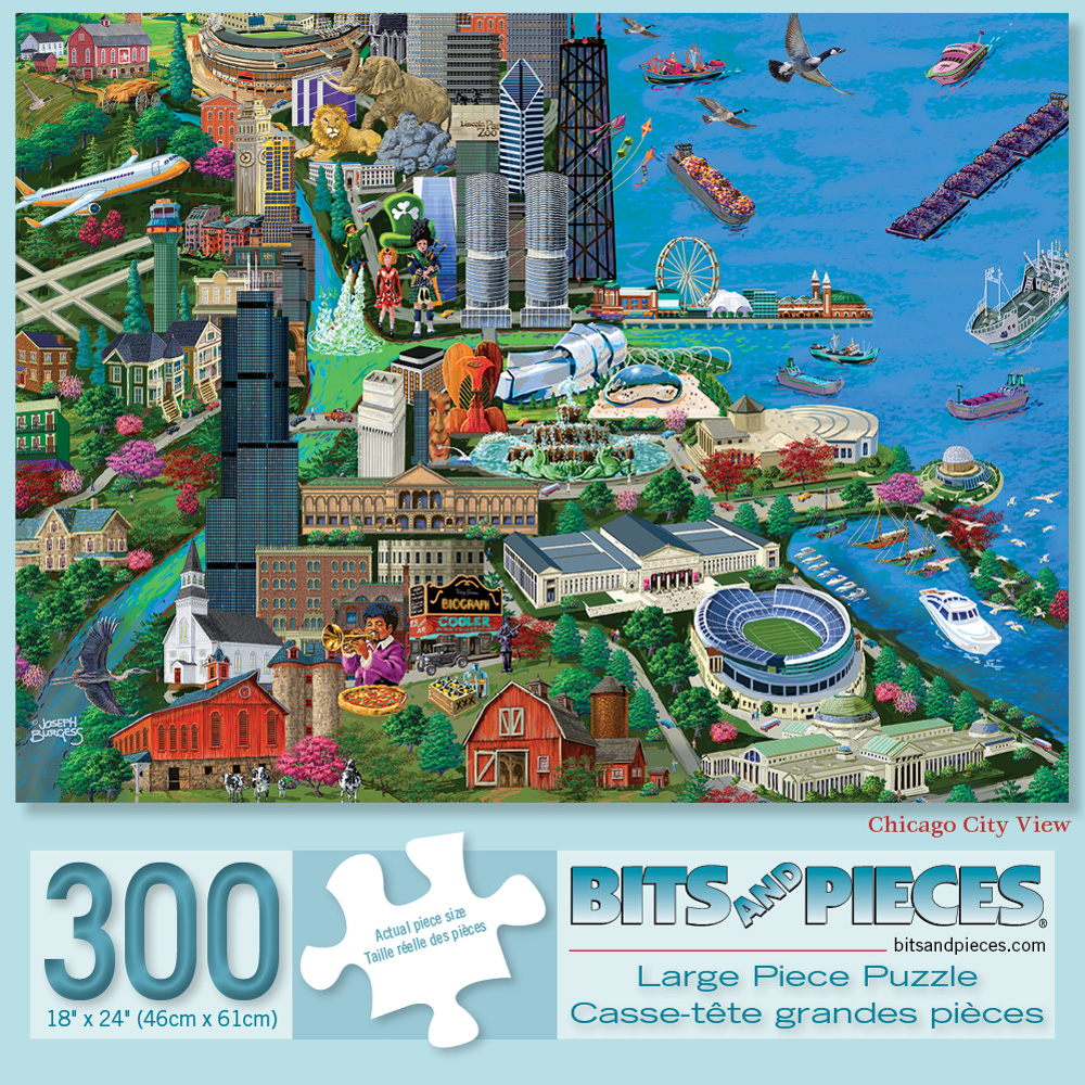 Chicago 300 Large Piece Jigsaw Puzzle