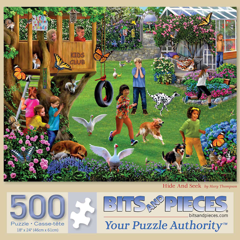 Hide And Seek 500 Piece Jigsaw Puzzle