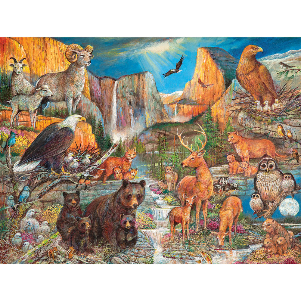 National Park Wildlife 1000 Piece Jigsaw Puzzle