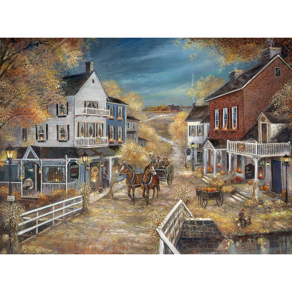 Country Nostalgia 4-in-1 Multi-Pack 500 Piece Puzzle Set