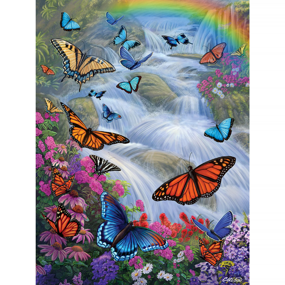 Butterfly Paradise 300 Large Piece Jigsaw Puzzle