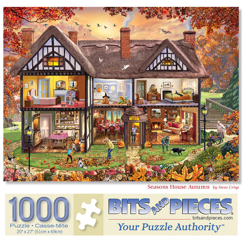 Season's House Autumn 1000 Piece Jigsaw Puzzle