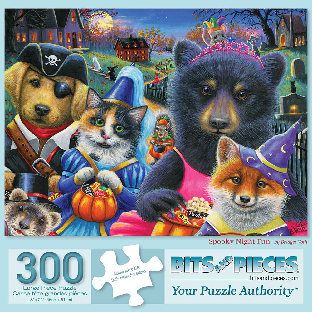 Spooky Night Fun 300 Large Piece Jigsaw Puzzle