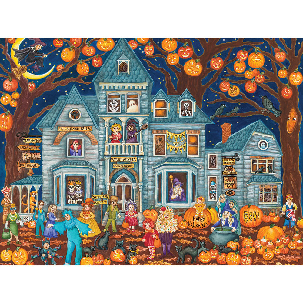 Haunted House Costume Parade 1000 Piece Jigsaw Puzzle
