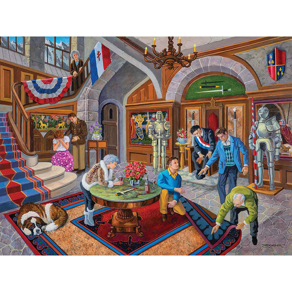Murder in The Alps 500 Piece Jigsaw Puzzle
