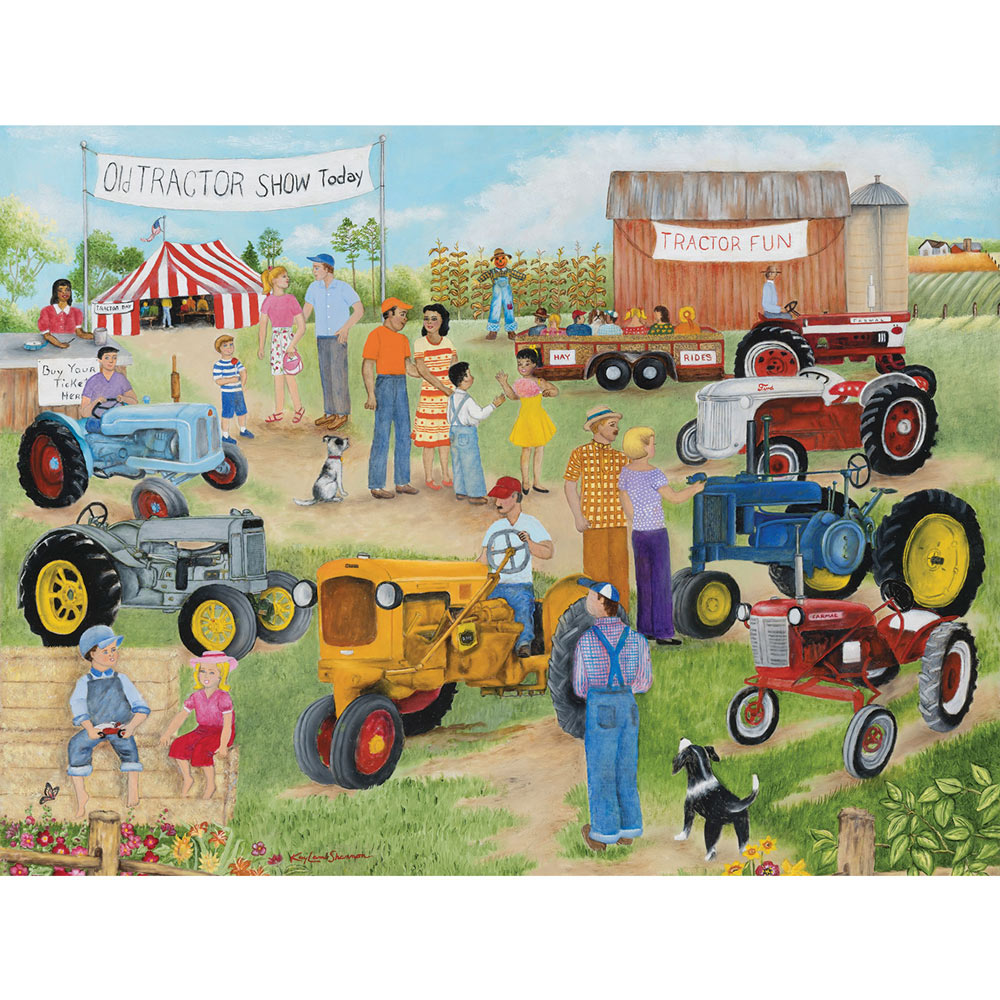 Tractor Show 300 Large Piece Jigsaw Puzzle