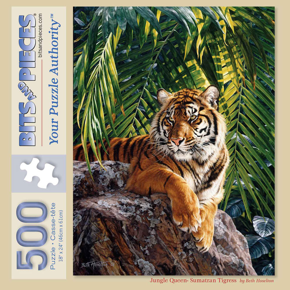 Jungle Queen-Sumatran Tigress 500 Piece Jigsaw Puzzle